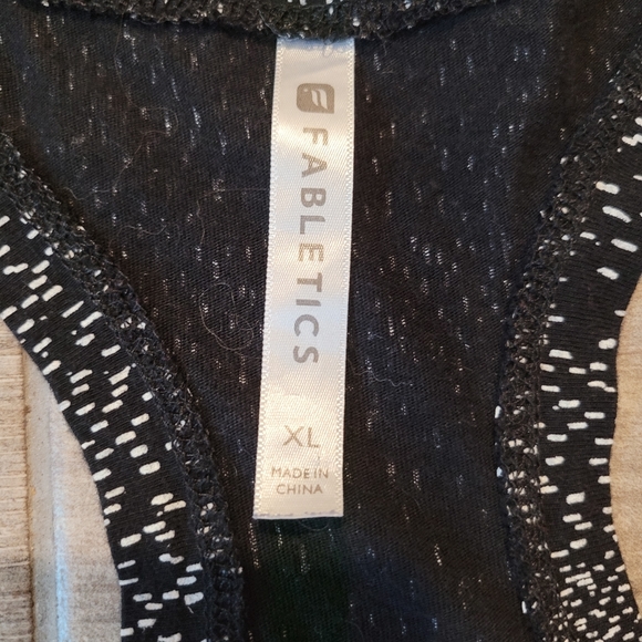 Fabletics Speckled Black Athletic Tank Top - Picture 8 of 11